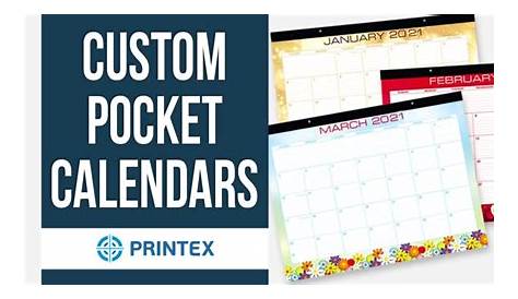 Custom Pocket Calendars in Bulk: Because You Deserves Success