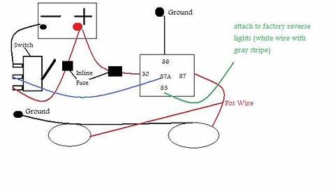 Wiring Diagram For Auxiliary Reverse Lights
