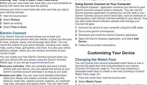 User Manual For Garmin Vivoactive 3 - veriever