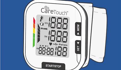 care touch blood pressure manual