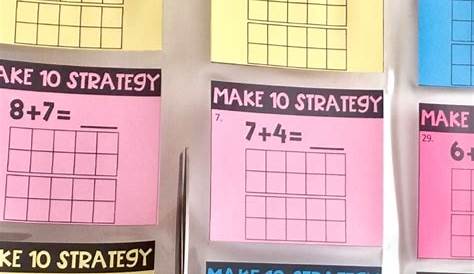 making 10 strategy worksheet