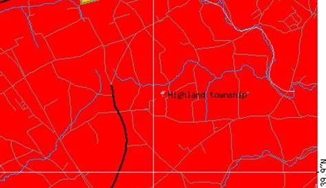 highland county township map