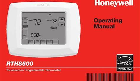 HONEYWELL RTH8500 OPERATING MANUAL Pdf Download | ManualsLib
