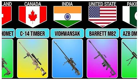 Sniper Rifles From Different Countries | Golden Data - YouTube
