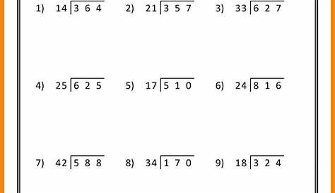 13 best images of long division worksheets 6th grade 6th grade math