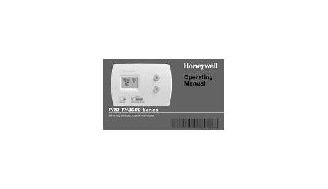 Honeywell TH3210D1004 Manual