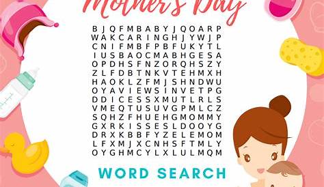 Free Printable Mother’s Day Word Search | AllFreeKidsCrafts.com