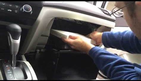 2012 Honda Civic Cabin Air Filter Replacement - YouTube