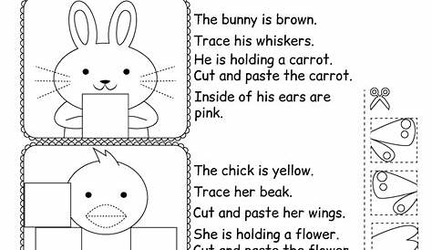 Spring Reading Worksheet - Free Kindergarten Seasonal Worksheet for Kids