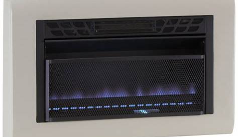 Cedar Ridge Hearth Dual Fuel Ventless Blue Flame Gas Space Heater With