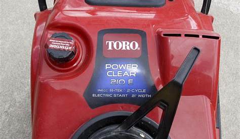 toro power clear 210r manual