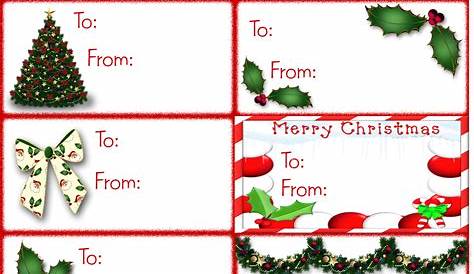 Graxa's Page: Christmas Printable Gift Tags