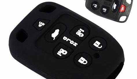 beler 1Pc Black 6 Buttons Car Silicone Remote Key Cover Case Holder Fob