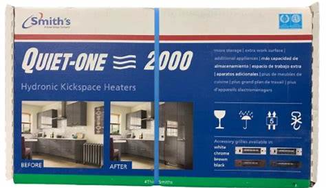 quiet one kickspace heater manual