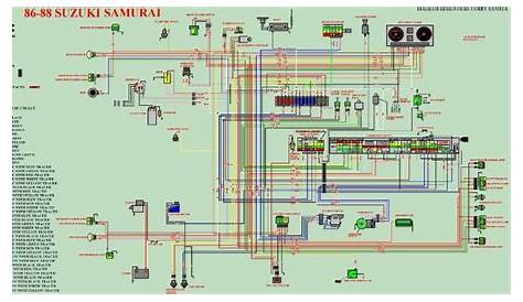 wiring diagram suzuki car fx