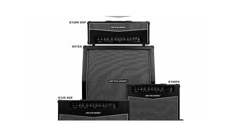 Acoustic G120H DSP 120 W Guitar Amp Head Product Manual | Manualzz