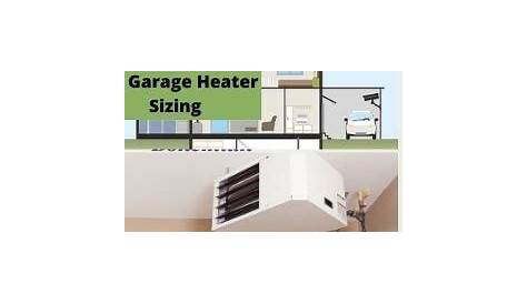 Garage Heater Sizing 2023 (Guide)