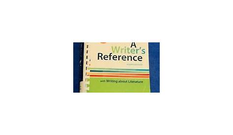 A Writer’s Reference (8th Edition) ISBN 978-1-319-08707-4 | eBay