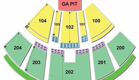 BB&T Pavilion Seating Chart | Seating Charts & Tickets