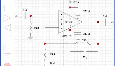 ne5532 operational amplifier circuit diagram