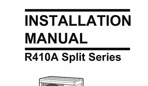 DAIKIN RXS50K2V1B INSTALLATION MANUAL Pdf Download | ManualsLib