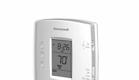 honeywell thermostat rth221b1000 reset
