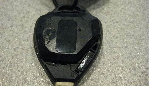 toyota camry key fob battery replacement