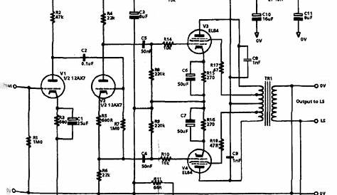 el84 power amp schematic