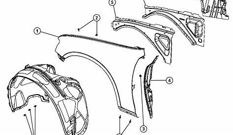 Chrysler 300 body parts diagram