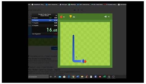 Google chrome games snake - gasclass