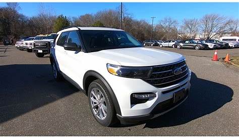 2021 Ford Explorer XLT 4WD in Oxford White - A25528 | All American