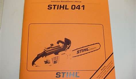 stihl service manual pdf