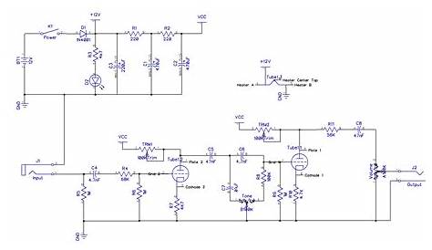tube preamp schematic diagram