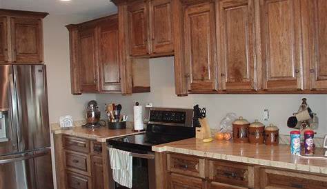 BACKER'S WOODWORKING: Hickory Cabinets with Granicrete Countertop