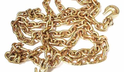 LACLEDE 10 ft Grade 70 Straight Chain, 1/2 in Trade Size, 11,300 lb