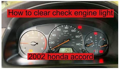 2009 honda accord check engine light flashing