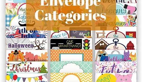Cash Envelope Categories, #Cash #categories #Envelope #