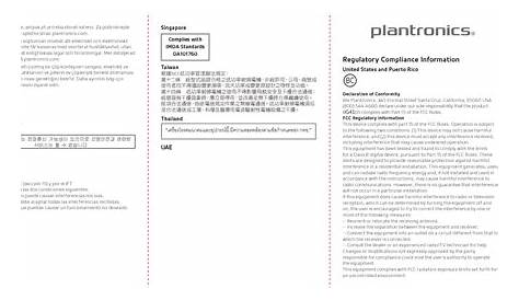 plantronics w02 user manual