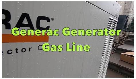 generac gas line sizing chart