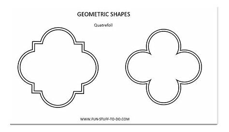 Geometric Shapes Worksheets | Free To Print