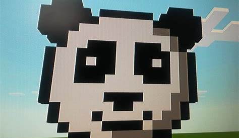 The Panda 🐼 - Pixel Art | Minecraft Amino