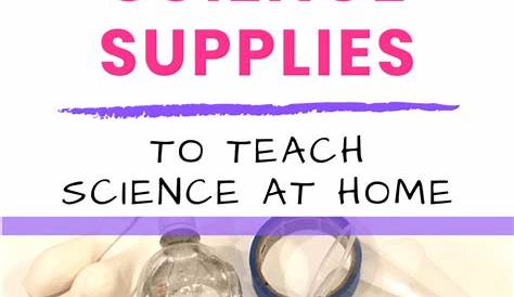 Preschool Science Supplies for At-Home Learning - Team Cartwright