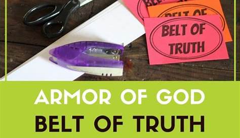 Armor of God: Belt of Truth - KidMin Mama