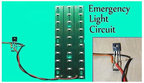 Simple Automatic Emergency LED Light circuit - YouTube