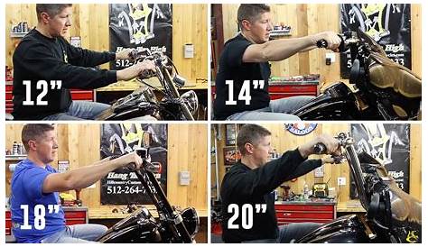 8 Ape Hangers on 8 Different Harley Davidsons - Comparing 10" to 20" Tall Handlebars - YouTube