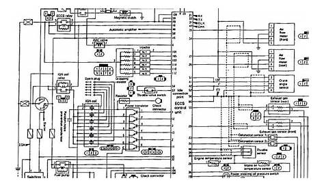 Nissan Skyline GT-R ECCS Wiring Diagram - Engine Control System - ECU