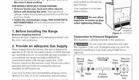 Kenmore Elite 79075403500 User Manual GAS RANGE Manuals And Guides L0523328