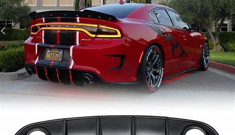 rear diffuser dodge charger