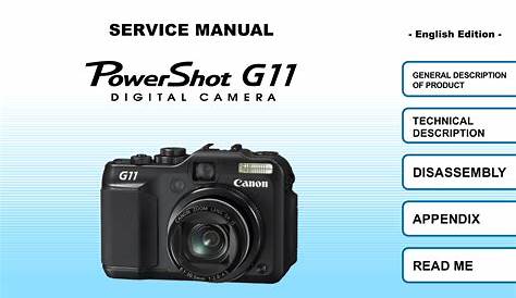 Canon G16 Camera Manual