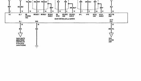 headrest monitor wiring diagram